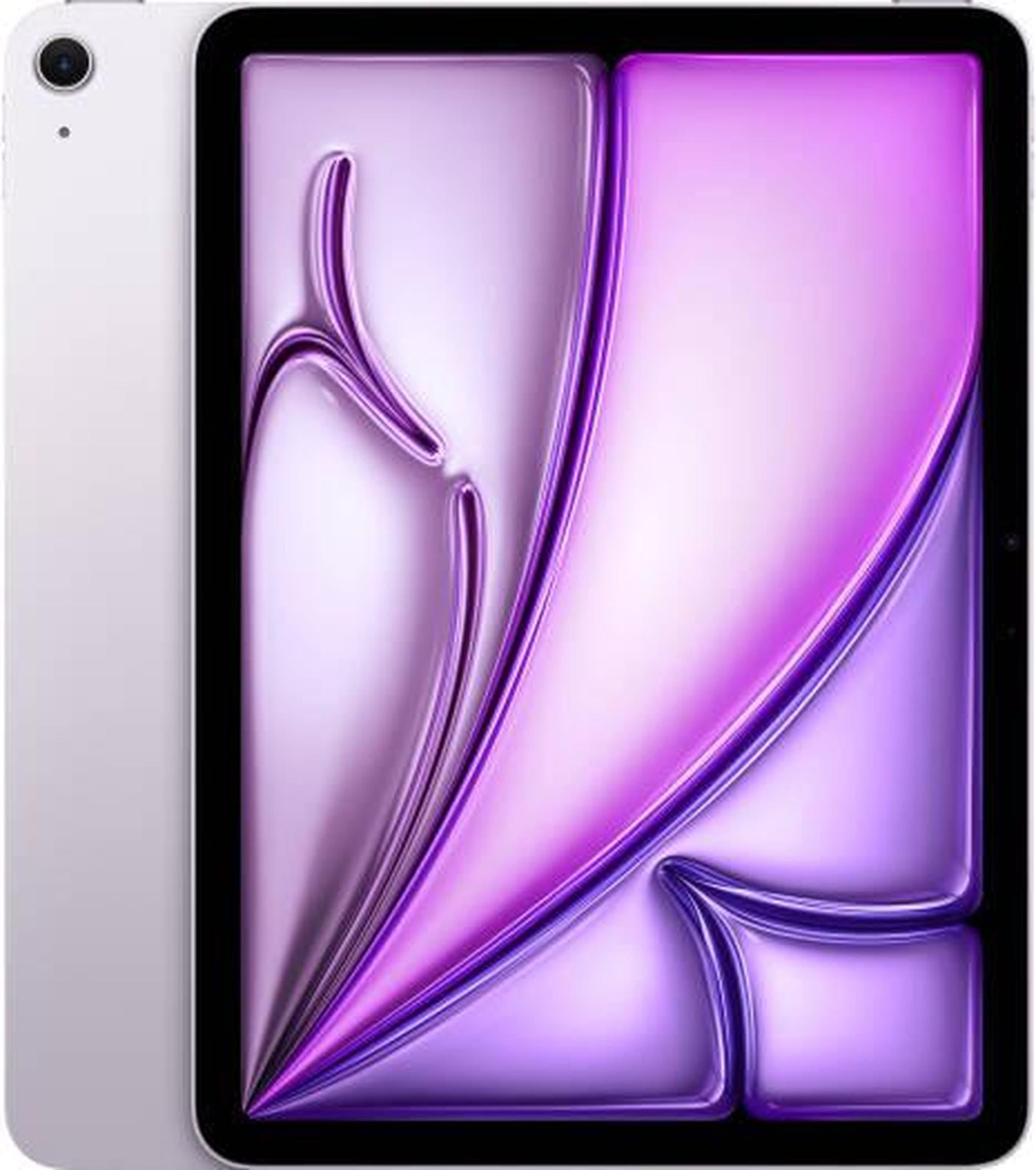Apple iPad Air Tablet, 11" Liquid Retina Display, M3 Chip, 9-Core GPU, 16-Core Neural Engine, 8GB RAM, 128GB Storage, Wi-Fi Only, Purple | MCA04LL/A