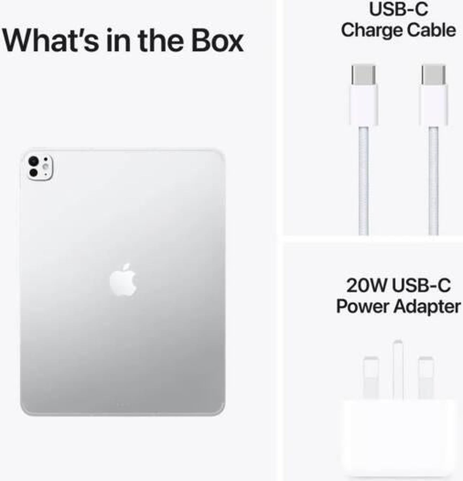 Apple iPad Pro Tablet, 13" Ultra Retina XDR Standard Display, M5 Chip, 9-Core CPU, 10-Core GPU, 16-Core Neural Engine, 12GB RAM, 512GB Storage, Wi-Fi Connectivity, Face ID, Space Black | MDYL4AB/A