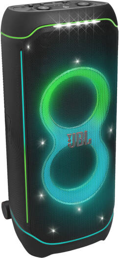 JBL PartyBox Ultimate 1100W Party Speaker, Dolby Atmos for 3D Sound, Wi-Fi 6 & BT, Starry LEDs & Lighting Effects, 6 Drivers for Balanced Audio, 2 x Mic Inputs & Guitar Jack, Black | PARTYBOXULT-BK