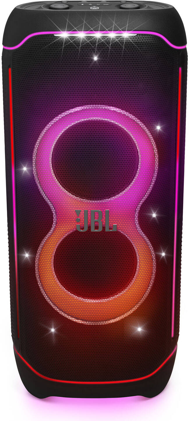 JBL PartyBox Ultimate 1100W Party Speaker, Dolby Atmos for 3D Sound, Wi-Fi 6 & BT, Starry LEDs & Lighting Effects, 6 Drivers for Balanced Audio, 2 x Mic Inputs & Guitar Jack, Black | PARTYBOXULT-BK