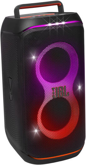 JBL Partybox Club 120 Portable Party Speaker, 160W Output Power, Bluetooth 5.3, Futuristic Lightshow, Up to 12 Hours of Play Time, Auracast Connection, IPX4 Rated Protection, Black | JBLPBCLUB120UK