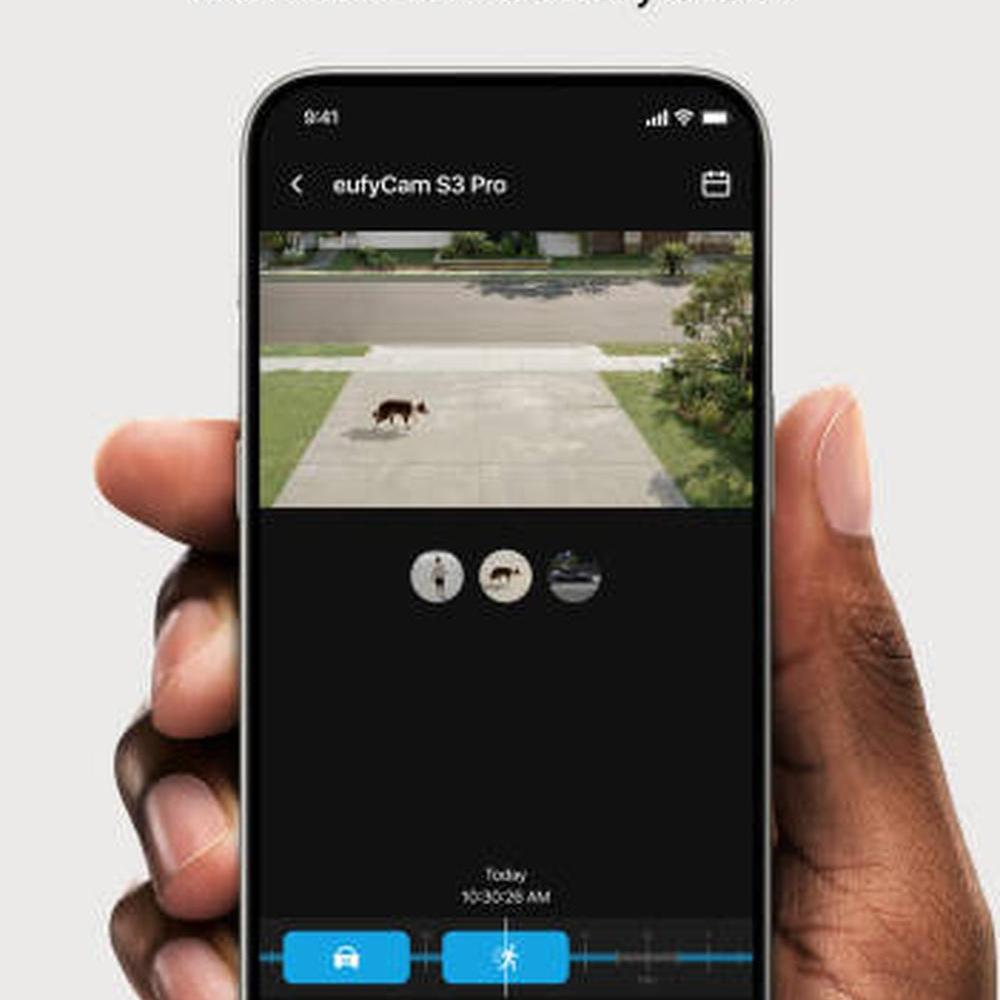 Eufy Cam S3 Pro 4-Cam Kit, 4K MaxColor Vision Night View, SolarPlus 2.0 Forever Power, Radar+PIR Motion Detection, HomeBase S380, IP67-Rated Protection, Works with HomeKit, Alexa, Google | T88943W1
