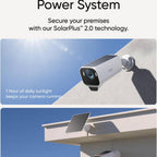 Eufy Cam S3 Pro 4-Cam Kit, 4K MaxColor Vision Night View, SolarPlus 2.0 Forever Power, Radar+PIR Motion Detection, HomeBase S380, IP67-Rated Protection, Works with HomeKit, Alexa, Google | T88943W1