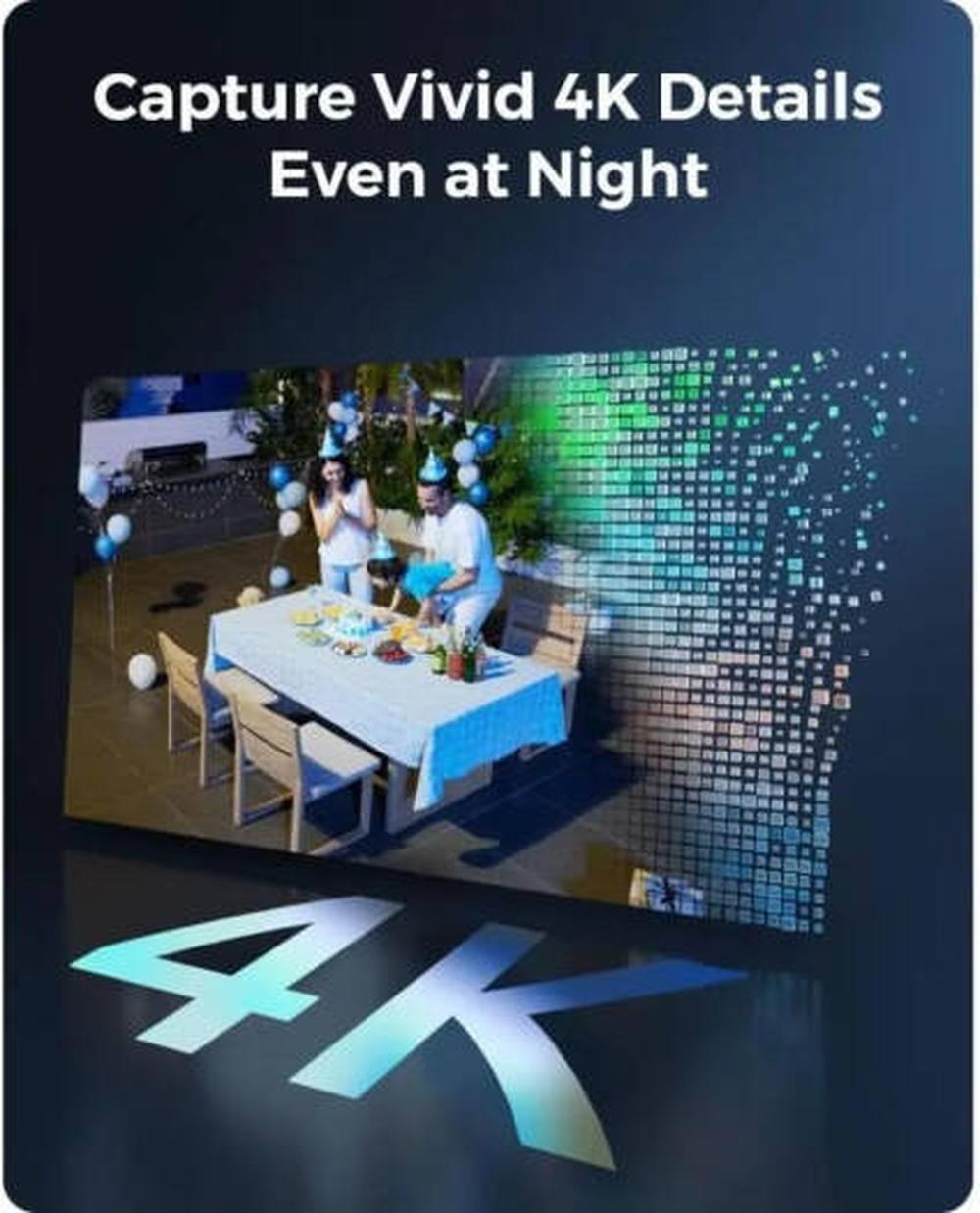 Reolink Home Hub with 2x Argus Eco Ultra Security Camera, 1/2.7" CMOS Sensor, 4K 8MP Ultra HD, USB Type-C Port, IP66 Weatherproof, Anti-Theft Algorithms, Expandable System, White | BWS4KB01W64-2