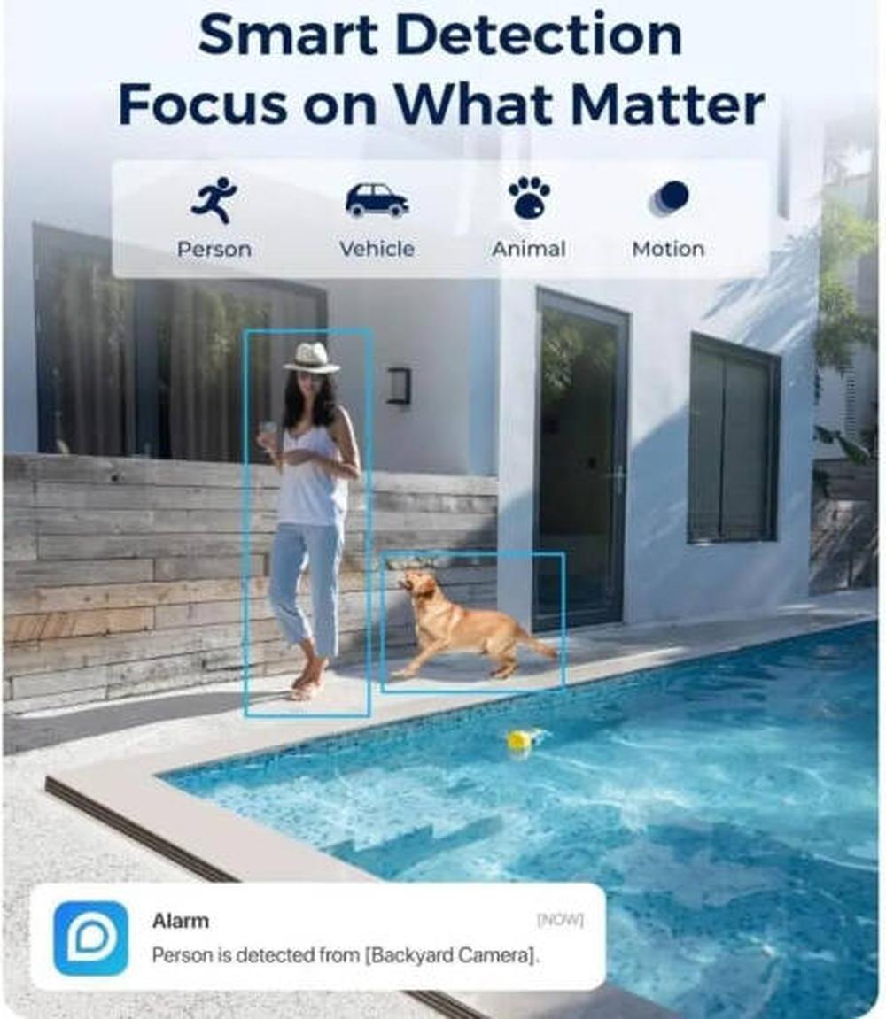 Reolink Home Hub with 2x Argus Eco Ultra Security Camera, 1/2.7" CMOS Sensor, 4K 8MP Ultra HD, USB Type-C Port, IP66 Weatherproof, Anti-Theft Algorithms, Expandable System, White | BWS4KB01W64-2