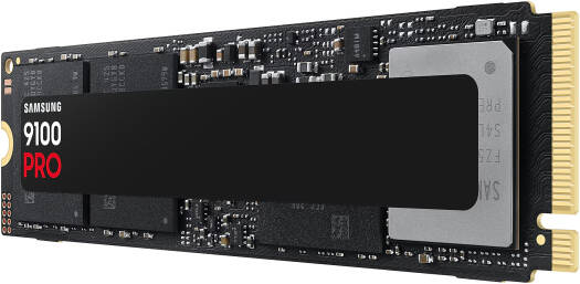 SAMSUNG 9100 PRO PCIe 5.0 NVMe M.2 Internal SSD, 1TB Capacity, V-NAND TLC Type, Up to 14,700 MB/s Sequential Read & Up to 13,300 MB/s Sequential Write, TRIM & SMART Support | MZ-VAP1T0BW