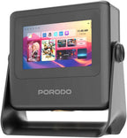 Porodo LifeStyle Optivis Smart HD Projector, 200 ANSI Lumens, 7 Inch IPS Capacitive Touch Display, Up to 250 Inches, Unique Smart Tablet, Auto Focus & Keystone, Native 1080P Movie, Black | PDA10BBK