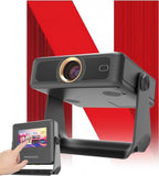 Porodo LifeStyle Optivis Smart HD Projector, 200 ANSI Lumens, 7 Inch IPS Capacitive Touch Display, Up to 250 Inches, Unique Smart Tablet, Auto Focus & Keystone, Native 1080P Movie, Black | PDA10BBK