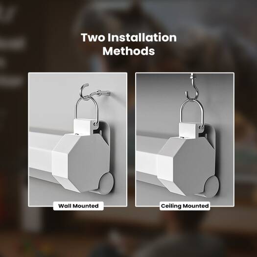 NCTS E180 E Series Electrical Control Projection Screen, 1.8 x 1.8M Size, Adjustable Height, Matte Screen Surface, Motorized Screen Control, Includes Infrared (IR) Remote | NCTS-E180