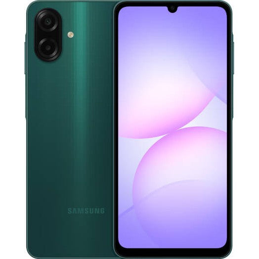 Samsung Galaxy A07 4G Mobile Phone, 6.7" HD+ PLS LCD 90Hz Display, Mediatek Helio G99 (6 nm), 4GB RAM, 128GB ROM, Mali-G57 MC2, Dual Sim, Middle East Version, Green | SM-A075F/DS