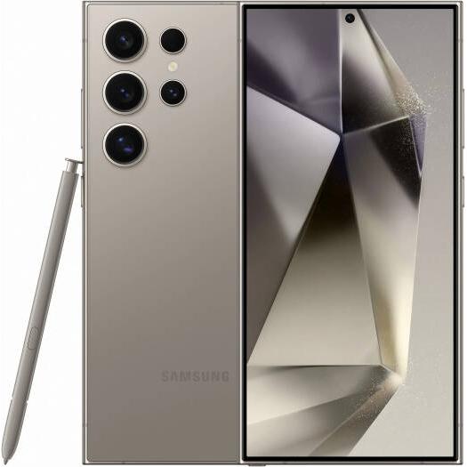 SAMSUNG Galaxy S24 Ultra with AI, 6.8" QHD+ Dynamic AMOLED 2X, 12GB RAM + 256GB, Snapdragon 8 Gen 3, 200MP Camera, Built-in S Pen, 5000mAh Battery, LTE / 5G, Android 14, Titanium Gray | SM-S928BZTCMEA
