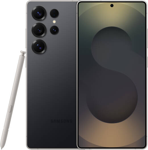 SAMSUNG Galaxy S25 Ultra AI 5G Dual Sim Mobile Phone, 6.9" Quad HD+ Dynamic AMOLED 2X Display, Snapdragon 8 Elite, 12GB RAM, 256GB ROM, Adreno 830, INTL Version, 5000mAh, Titanium Black | SM-S938