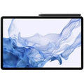 Samsung Galaxy Tab S8 Plus, 12.4" Super AMOLED Display, 8GB RAM, 128GB Storage, WiFi/5G, Snapdragon 8 2.99 GHz, 13 MP+6 MP/12 MP Camera, 10090mAh Battery, ME Version, Silver | N52536635A