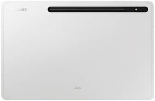 Samsung Galaxy Tab S8 Plus, 12.4" Super AMOLED Display, 8GB RAM, 128GB Storage, WiFi/5G, Snapdragon 8 2.99 GHz, 13 MP+6 MP/12 MP Camera, 10090mAh Battery, ME Version, Silver | N52536635A