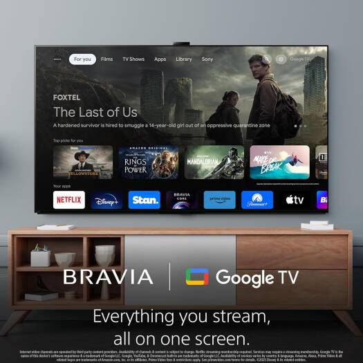 Sony BRAVIA 75 Inch TV 4K UHD LED Smart Google TV, KD,75X80L 2023 Model, UAE Version