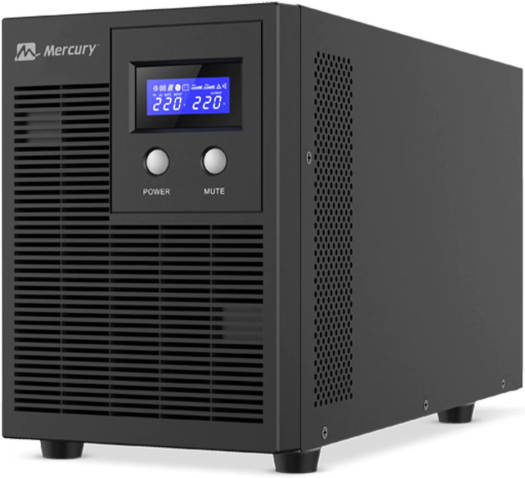 Mercury Elite 3200VA Smart UPS, 3200VA 2000W Power, LCD Display Built-in AVR, Overload and Short Circuit Protection, Intelligent Battery Management, Auto Restart, Black | UP000447