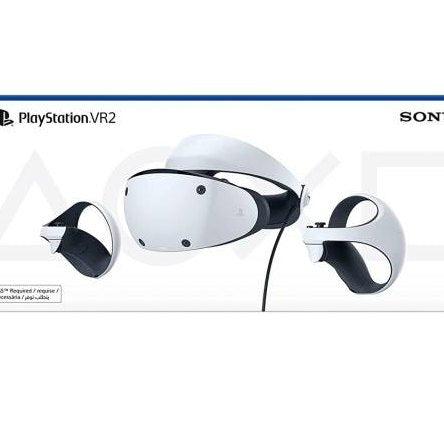 SONY PlayStation VR2 Headset, Two 2000x2040 OLED 120Hz Displays, Adjustable Lens Separartion, 6-Axis Motion Sensing System, Vibration on Headset, Built-in Microphone, USB Type-C, White | CFIZVR1WM