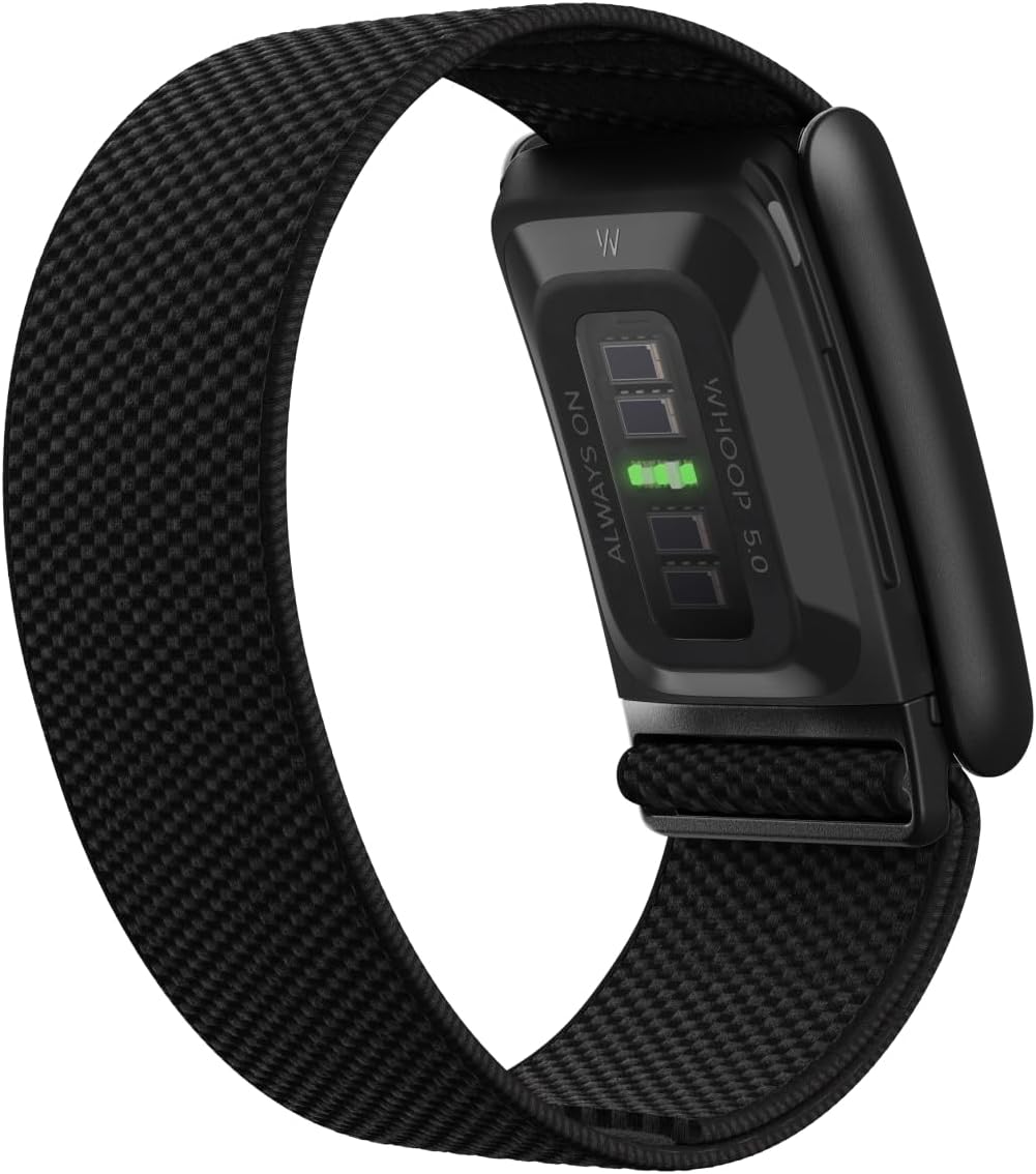 WHOOP 5.0/MG Activity Tracker Peak - 12 Month Membership - Health and Fitness Wearable – 24/7 Activity and Sleep Tracker, Personalized Coaching, Menstrual Cycle Insights – 14+ Days Battery Life