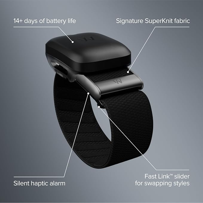 WHOOP 5.0/MG Activity Tracker Peak - 12 Month Membership - Health and Fitness Wearable – 24/7 Activity and Sleep Tracker, Personalized Coaching, Menstrual Cycle Insights – 14+ Days Battery Life