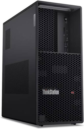 Lenovo ThinkStation P3 Tower Workstation Desktop PC, Intel Core i9-14900K, 32GB RAM, 1TB SSD, NVIDIA RTX 2000 Ada 16GB Graphics, English Keyboard & Mouse, No OS, Black | 30GSS2NG00-RTX2000